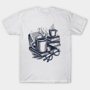 Coffee and Books T-Shirt